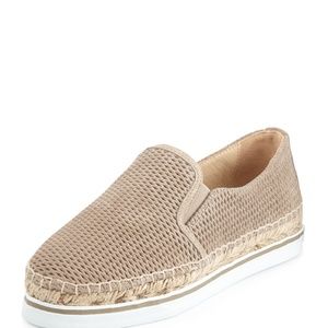 Dawn Suede Espadrille Sneaker, Light Gold, Jimmy